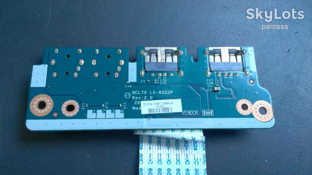 2308 - Плата Audio USB з шлейфом ноутбука ASUS K75D - фото фото фото 3