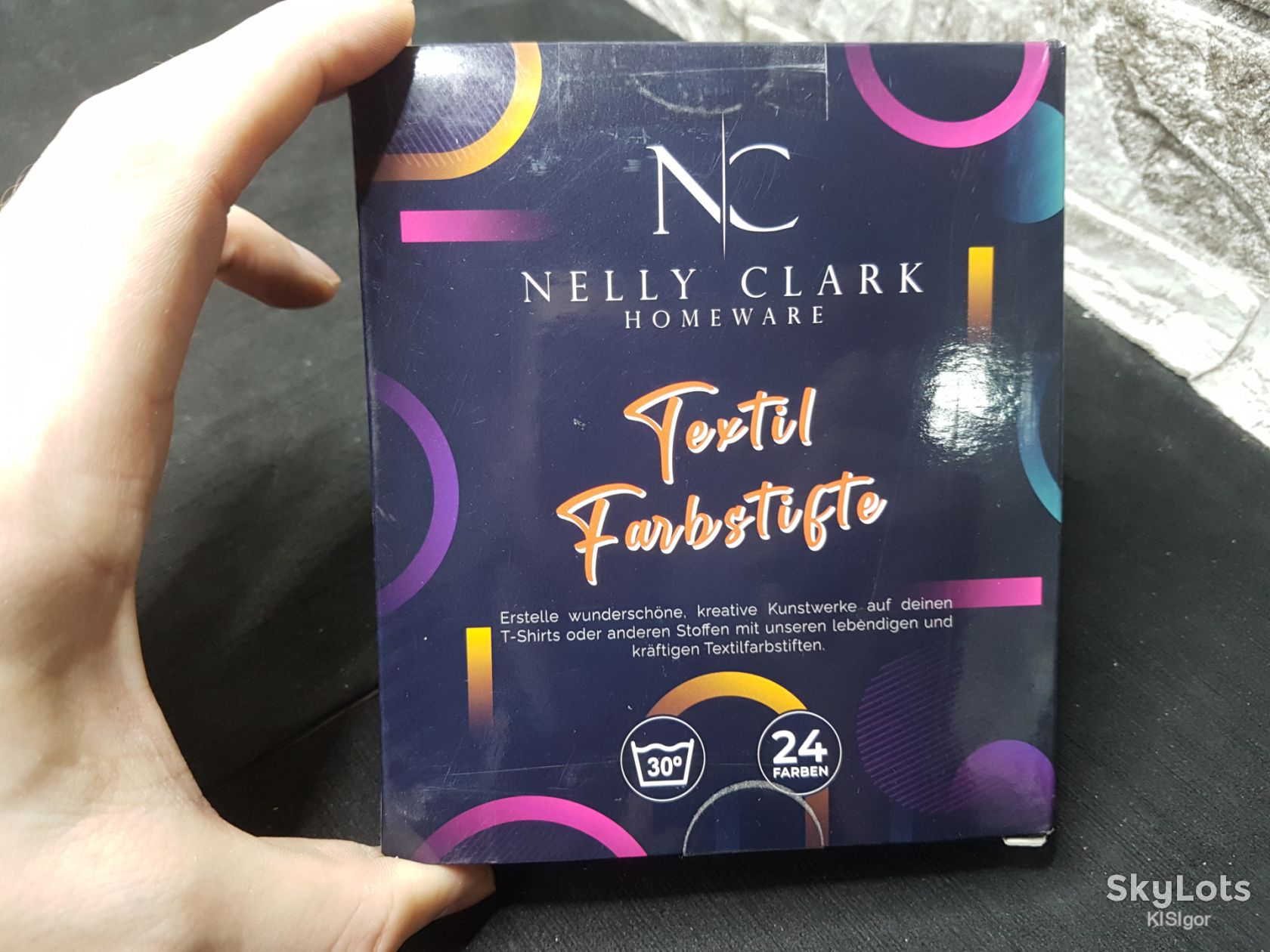 Набір текстильних фломастерів Nelly Clark Homeware  (24 кольори) *80705 - фото фото фото 6