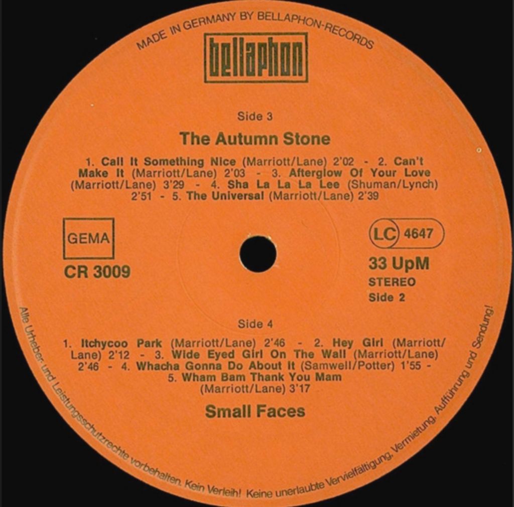 Small Faces - The Autumn Stone - 1966-77.  (2LP). 12. Vinyl. Пластинки. Germany. - фото фото фото 6