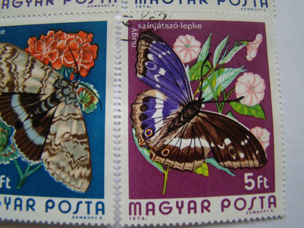 Венгрия, Михель 2009  (Центр.Европа),2994А-3000А, Бабочки. - фото фото фото 4