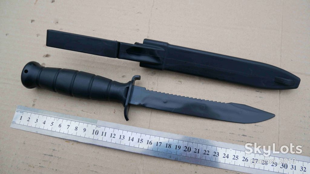 Фікс Zlang Zl-Tk-02-Bk, ABS, Training Model Knife, Tactical, EDC, Fixed - фото фото фото 2
