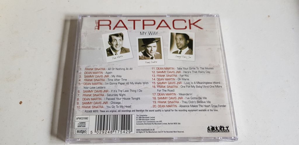 The Ratpack My Way CD фірмовий - фото фото фото 1