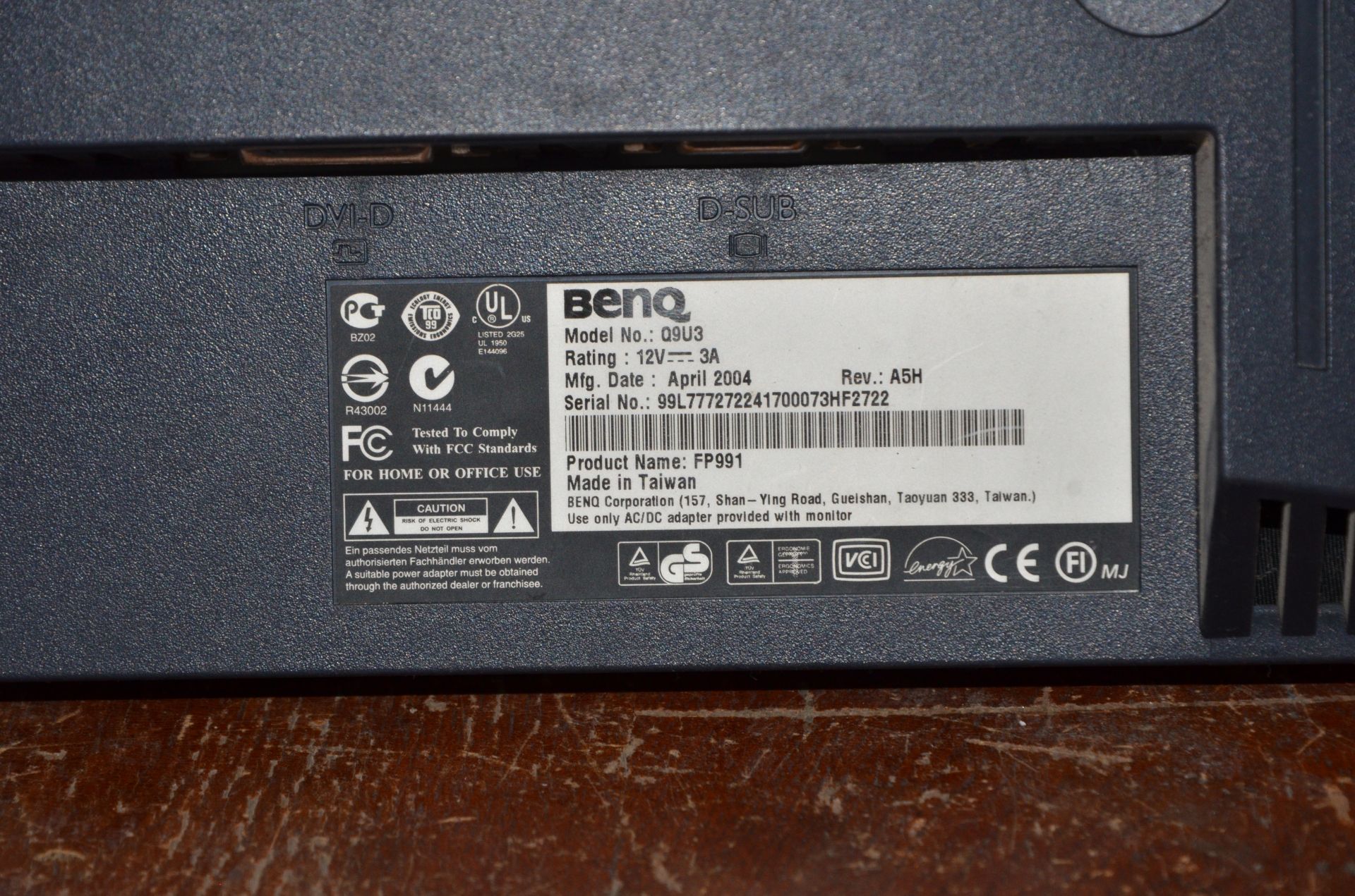МОНІТОР TFT 19'' LCD Benq FP991 ! МегаSALE! - фото фото фото 8
