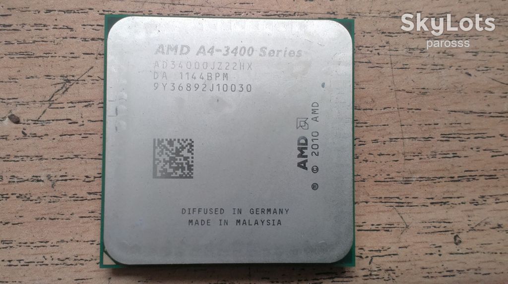 2504 - CPU AMD A4-3400       (AD34000JZ22HX)  2.70GHz Socket FM1 - фото фото фото 0