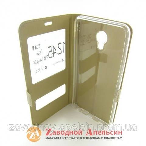 Чехол книжка Meizu M5 Smart Case golden - фото фото фото 2
