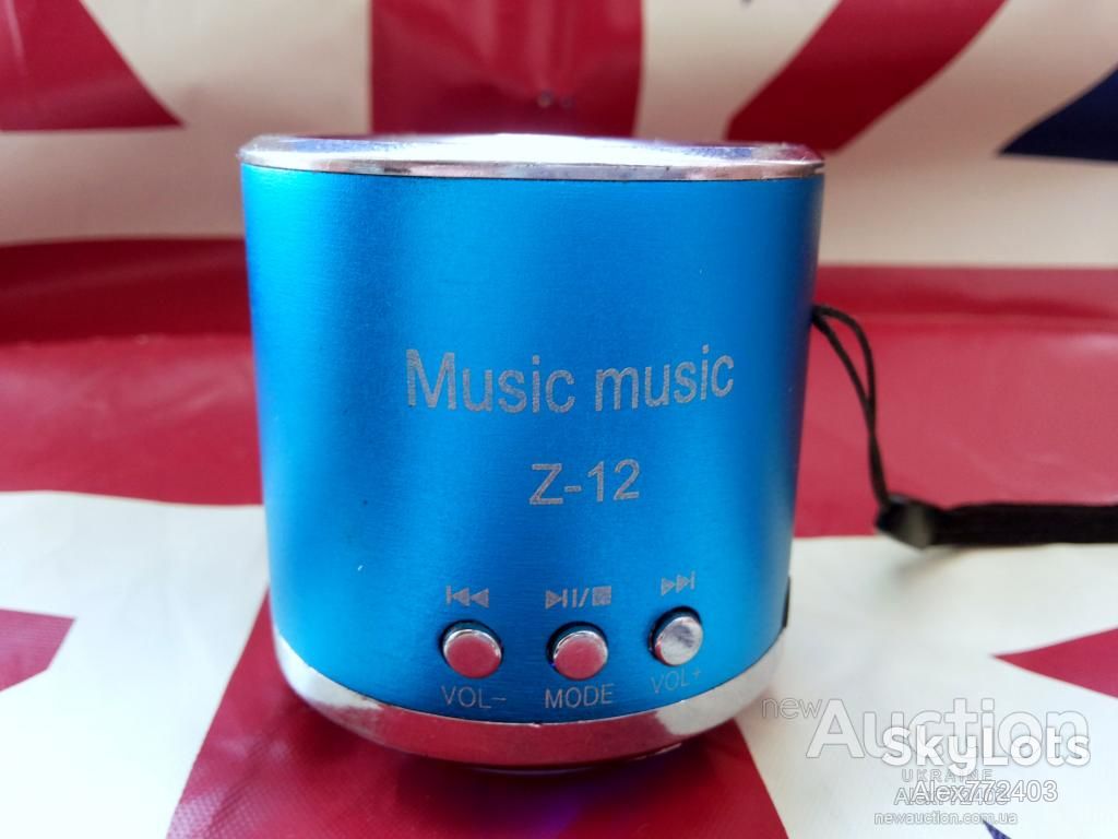 Портативная MP3 колонка Music Z-12   (USB/SD/FM) - фото фото фото 1