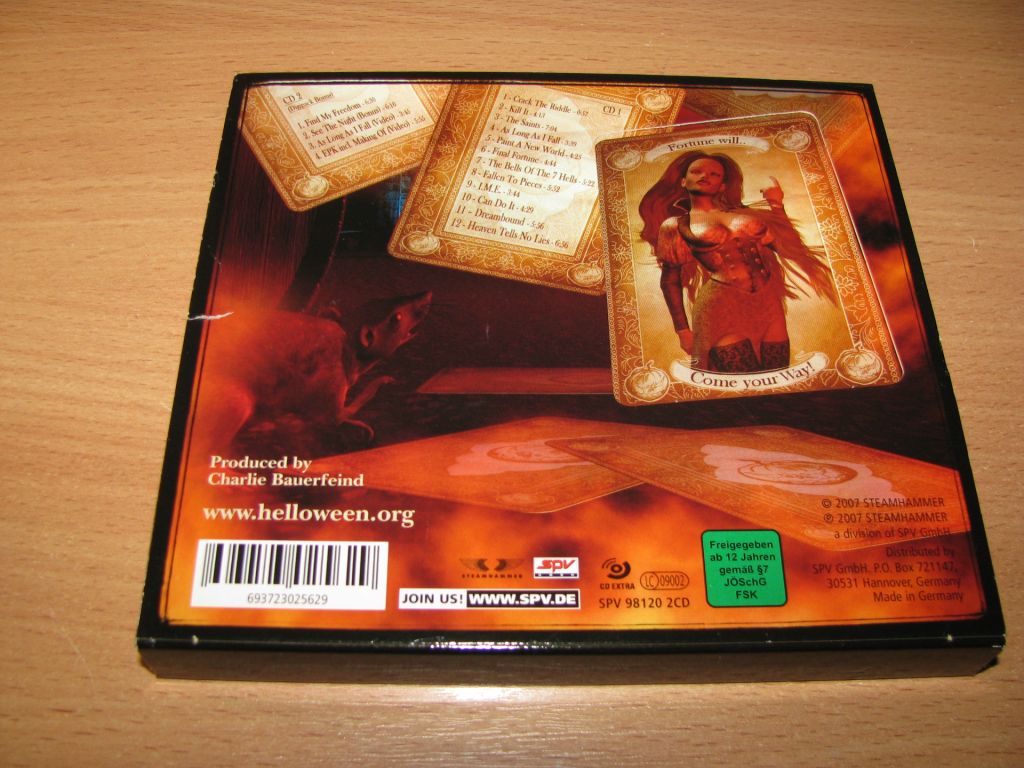 HELLOWEEN - Gambling With The Devil  (2007 Steamhammer  2CD, LIMITED DIGI,1st press) - фото фото фото 3
