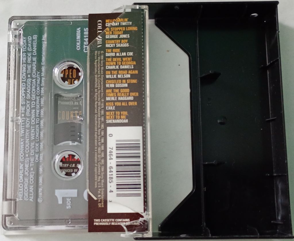 VARIOUS Country Super Hits. Cassette US - фото фото фото 1