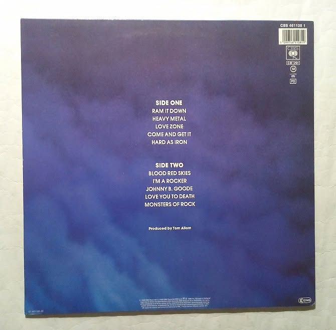 Judas Priest 88 "Ram It Down" UK&amp;EU orig. Ex+/Ex+ - фото фото фото 1