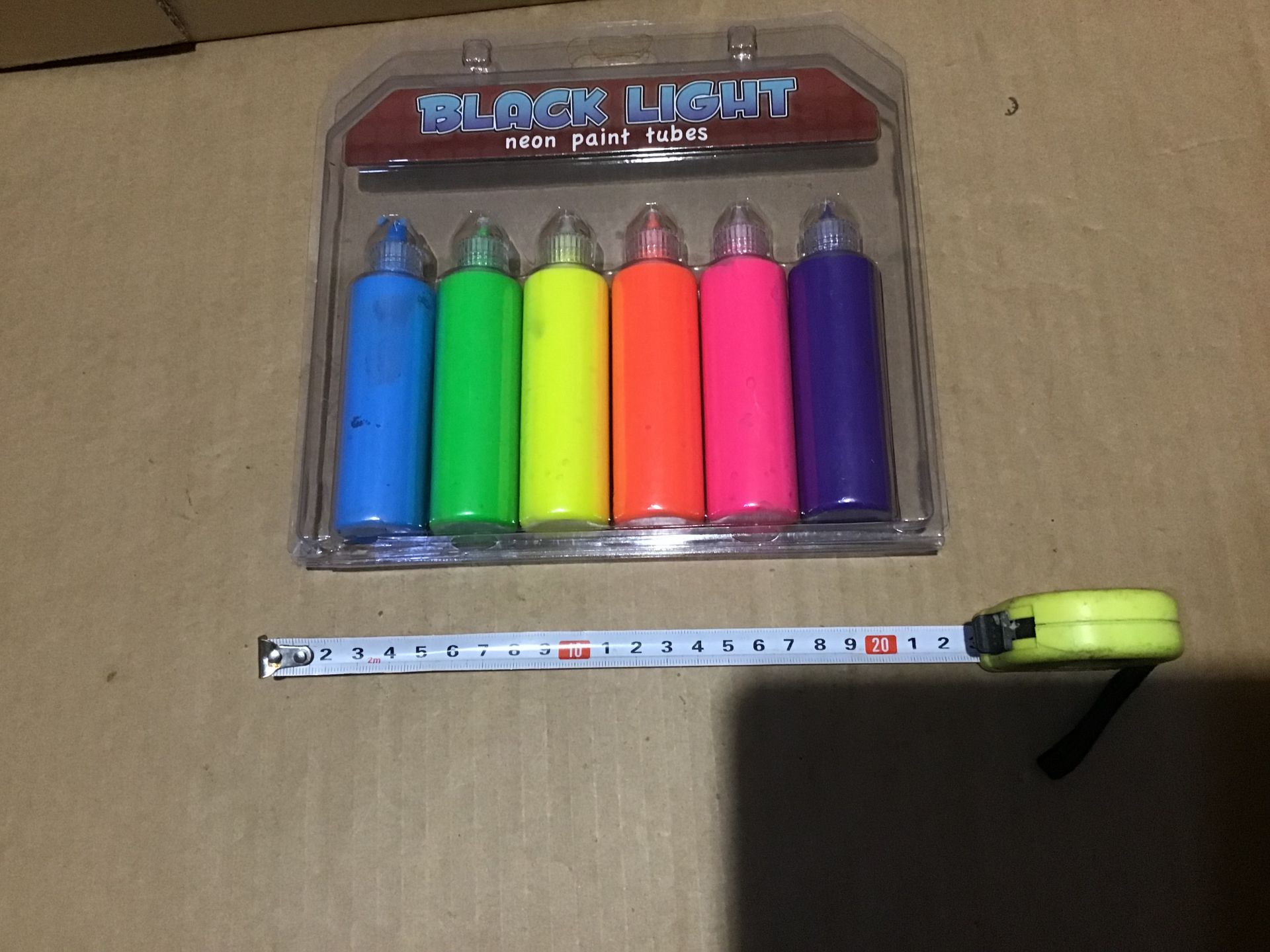 Краска Фарба  Набор фарб No Brand неоновые светящиеся в темноте - фото фото фото 0