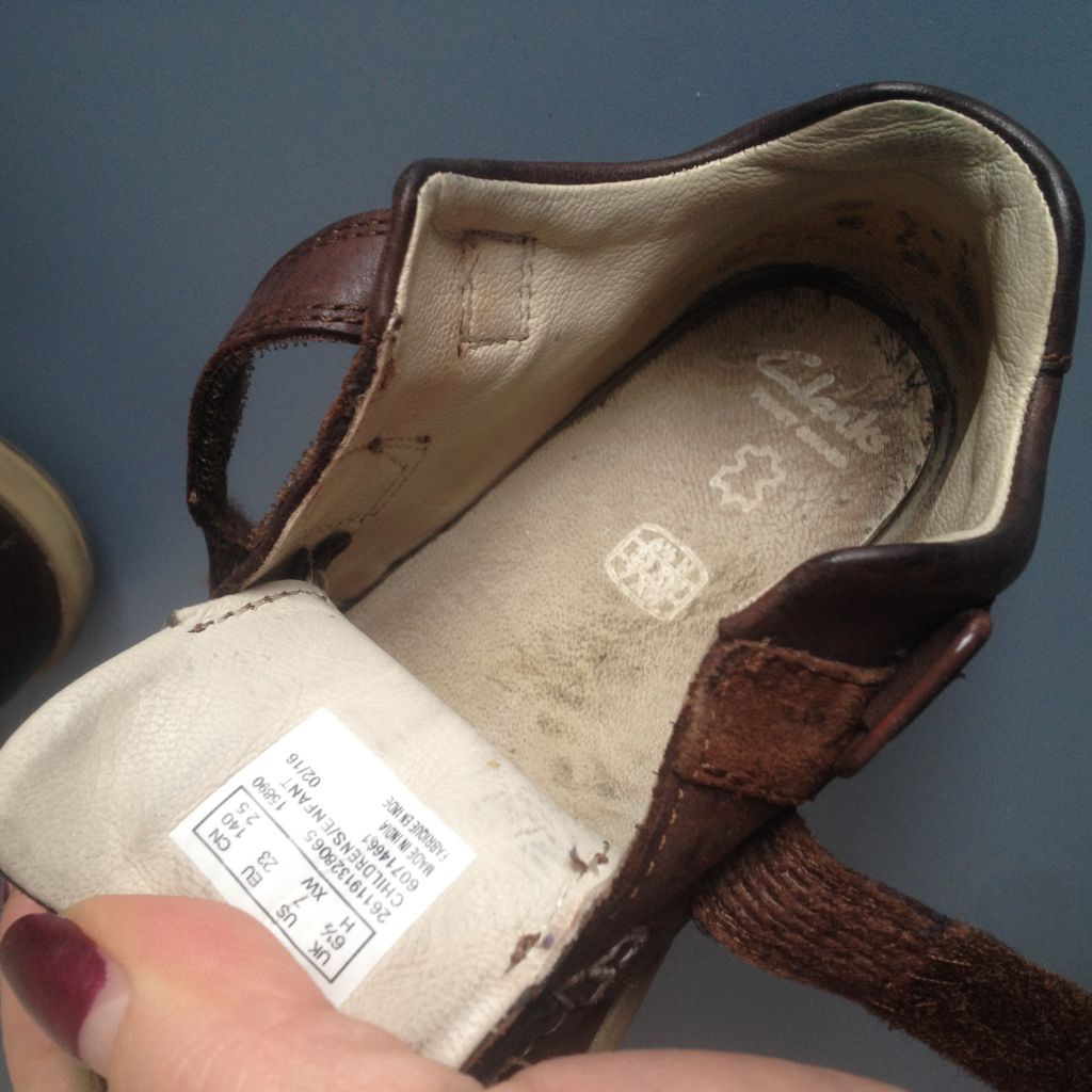 Туфли-мокасины Clarks,р.23-24,Индия - фото фото фото 6