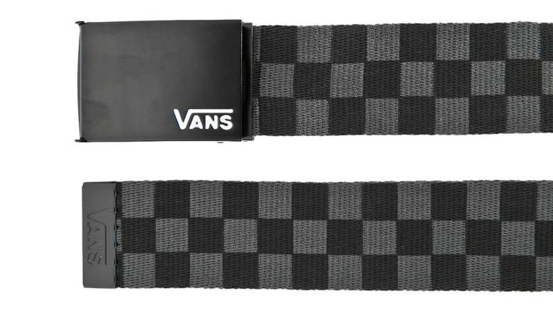 Ремень VANS Deppster II Web Belt - Black/Charcoal Grey - фото фото фото 3