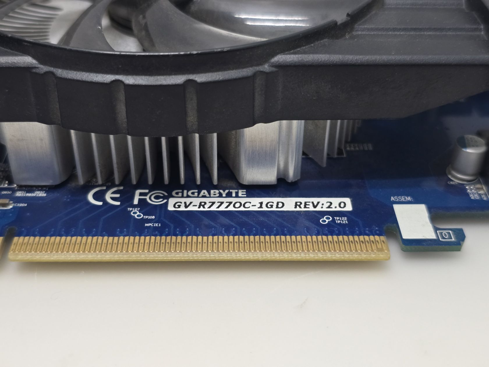 Видеокарта Gigabyte Radeon HD 7770 1GB  (GDDR5,128 Bit,HDMI,PCI-Ex,Б/у) - фото фото фото 1
