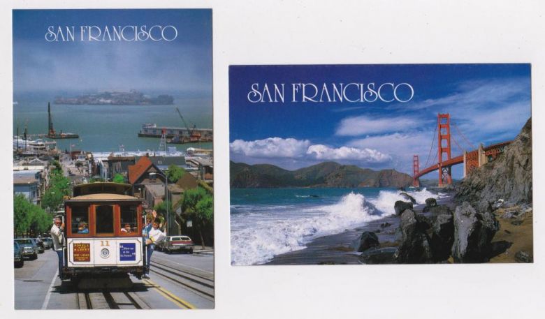 Сан-Франциско - San Francisco  1987 г.   США  2 шт.   - фото фото фото 0
