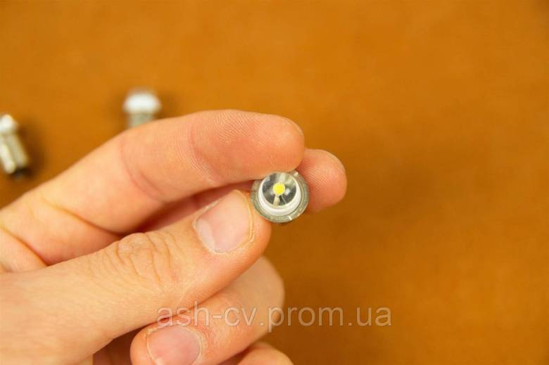 Лампочка, для ліхтарика, 3V, 0.5W, LED, P13.5, P13.5S, PR2 - фото фото фото 5