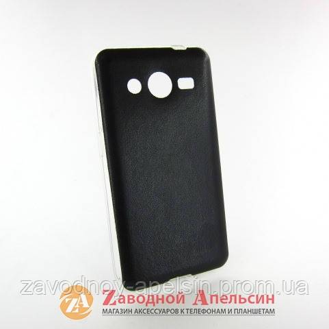 Samsung G355H Core2 чехол накладка кожа black - фото фото фото 0
