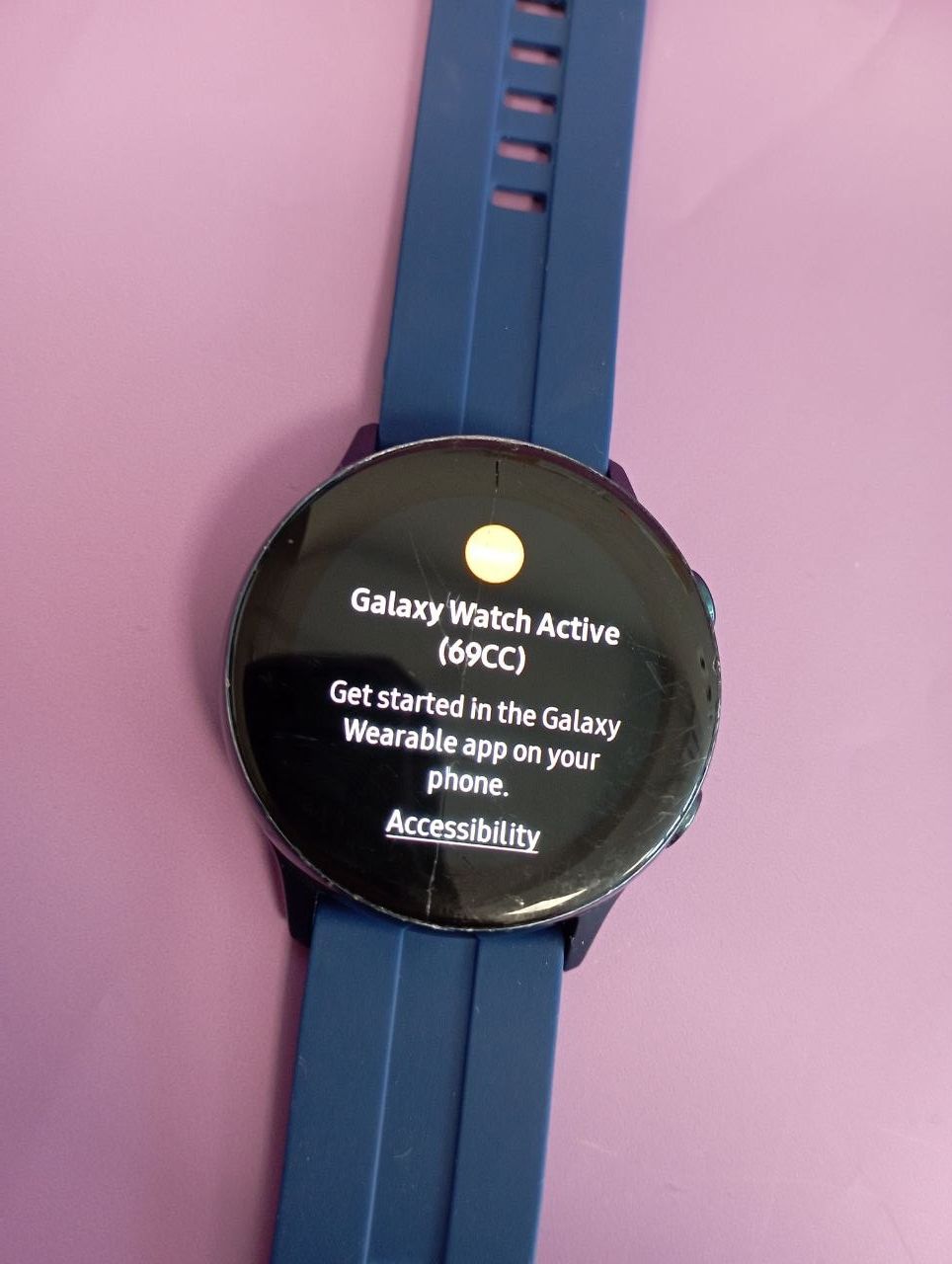 210 SAMSUNG GALAXY WATCH ACTIVE SM-R500 сині - фото фото фото 2