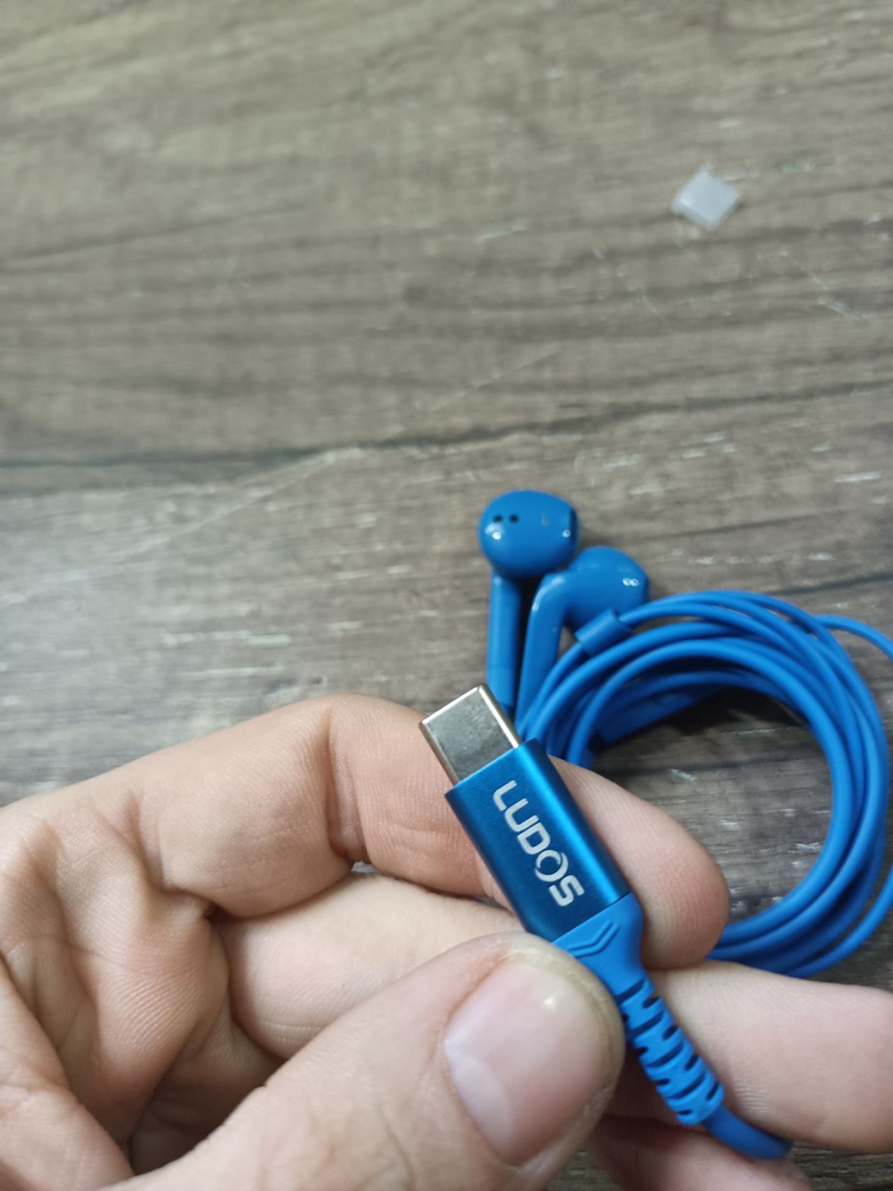 Провідні навушники Ludos USB Type-C сині 3897 - фото фото фото 2