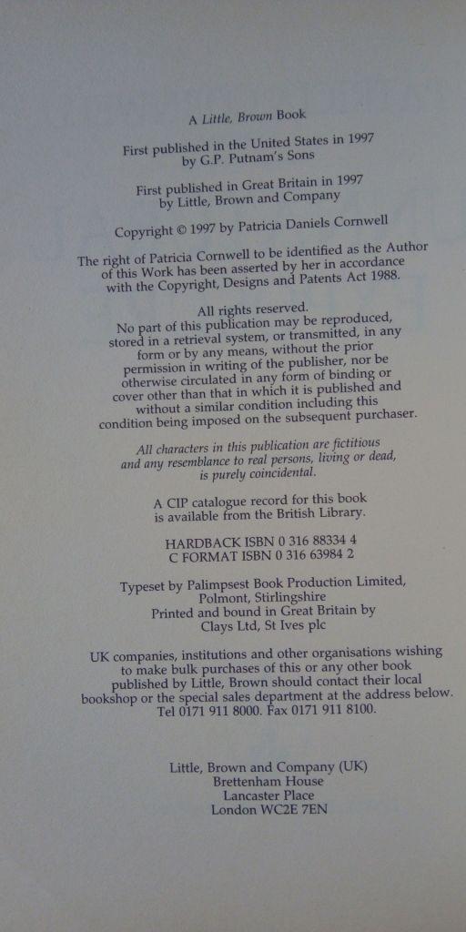Unnatural Exposure Patricia Cornwell English на Английском книга - фото фото фото 1