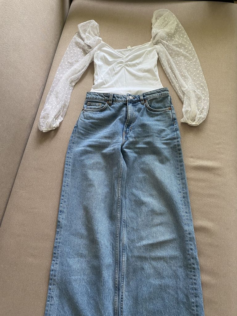 Джинси monki та боді asos - фото фото фото 3