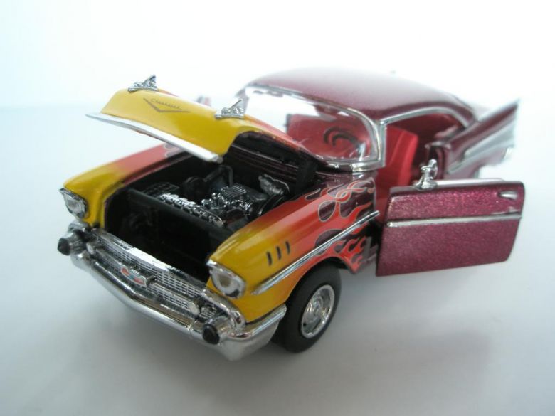 Chevy Bel Air Hot Rod 1957. Franklin Mint 1/43  -2931- - фото фото фото 7