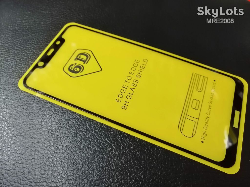 Защитное стекло Full glue для Nokia 8.1 black - фото фото фото 1