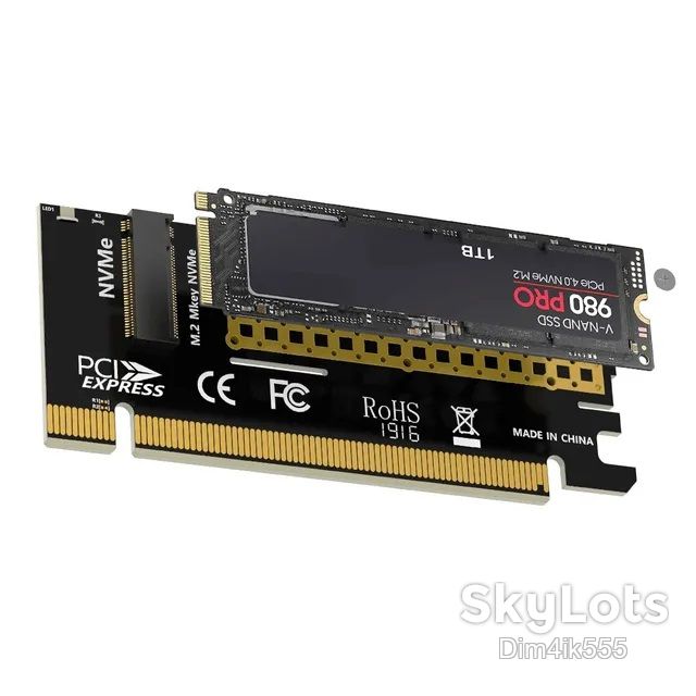 Адаптер JEYI M.2 NVMe M-key SSD to PCI-E 3.0 X16 - фото фото фото 13