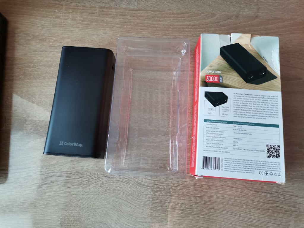 Power bank 30000 mAh Color Way CW-PB300LPB38K-F - фото фото фото 0