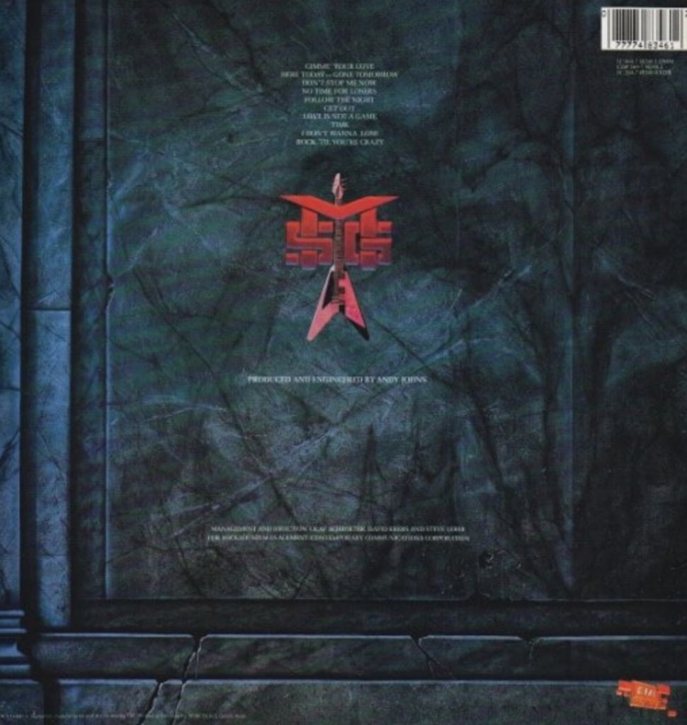 McAuley Schenker Group - Perfect Timing - 1987.   (LP). 12. Vinyl. Пластинка. Germany. - фото фото фото 1