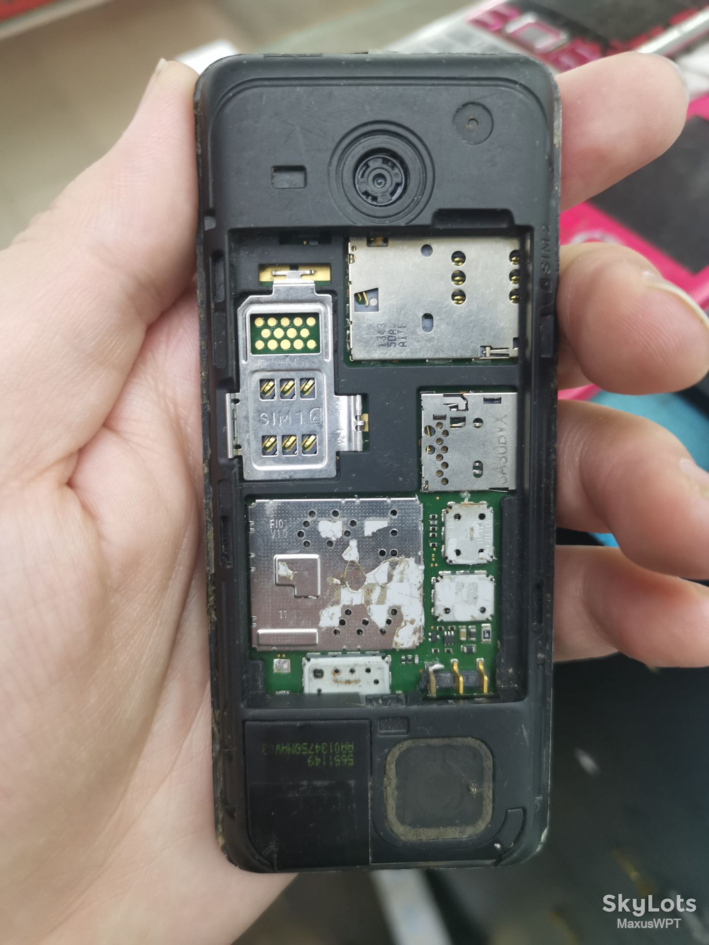#728 Sklad Nokia 206 black lcdx 1 - фото фото фото 1
