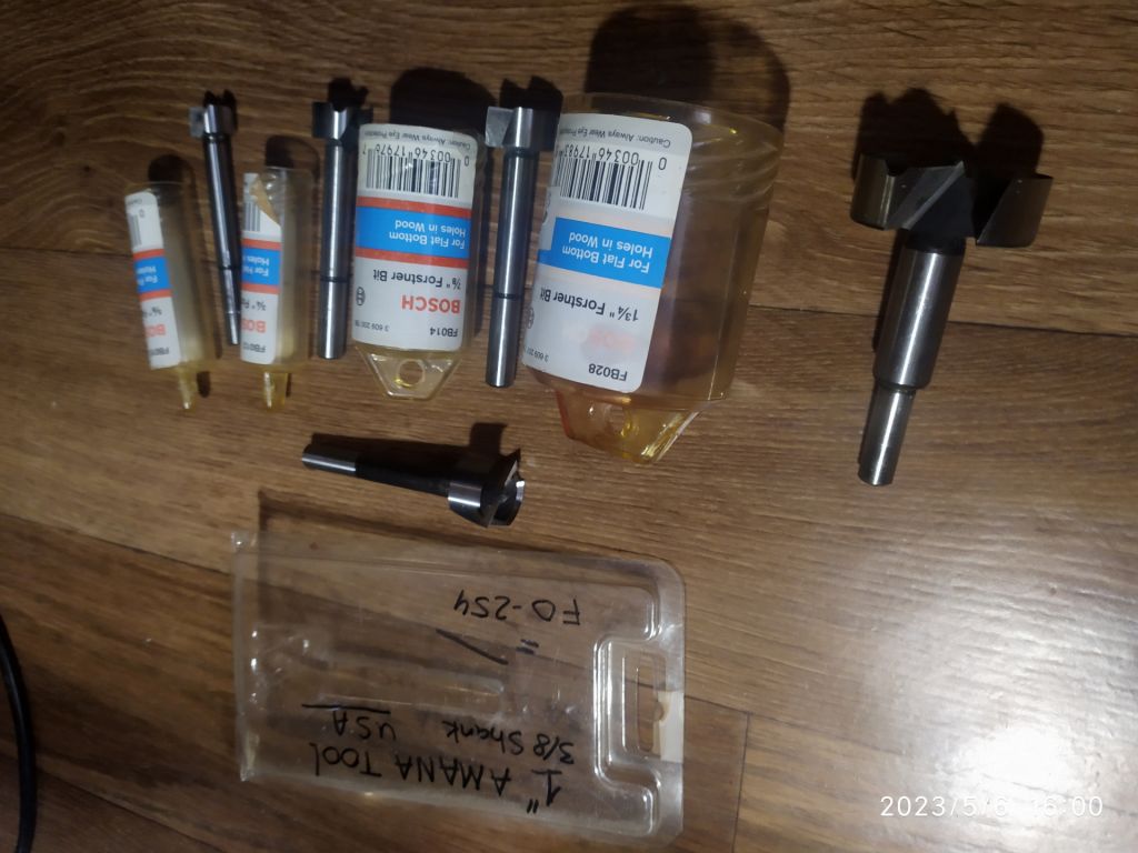 СУПЕР цена ! Свёрла Форстнера 5шт Bosch Amana tool USA - фото фото фото 2
