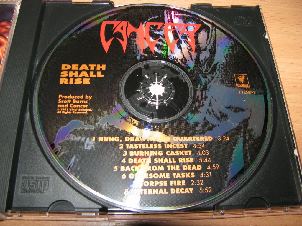CANCER - Death Shall Rise  (1991 Restless 1st press,USA) - фото фото фото 2