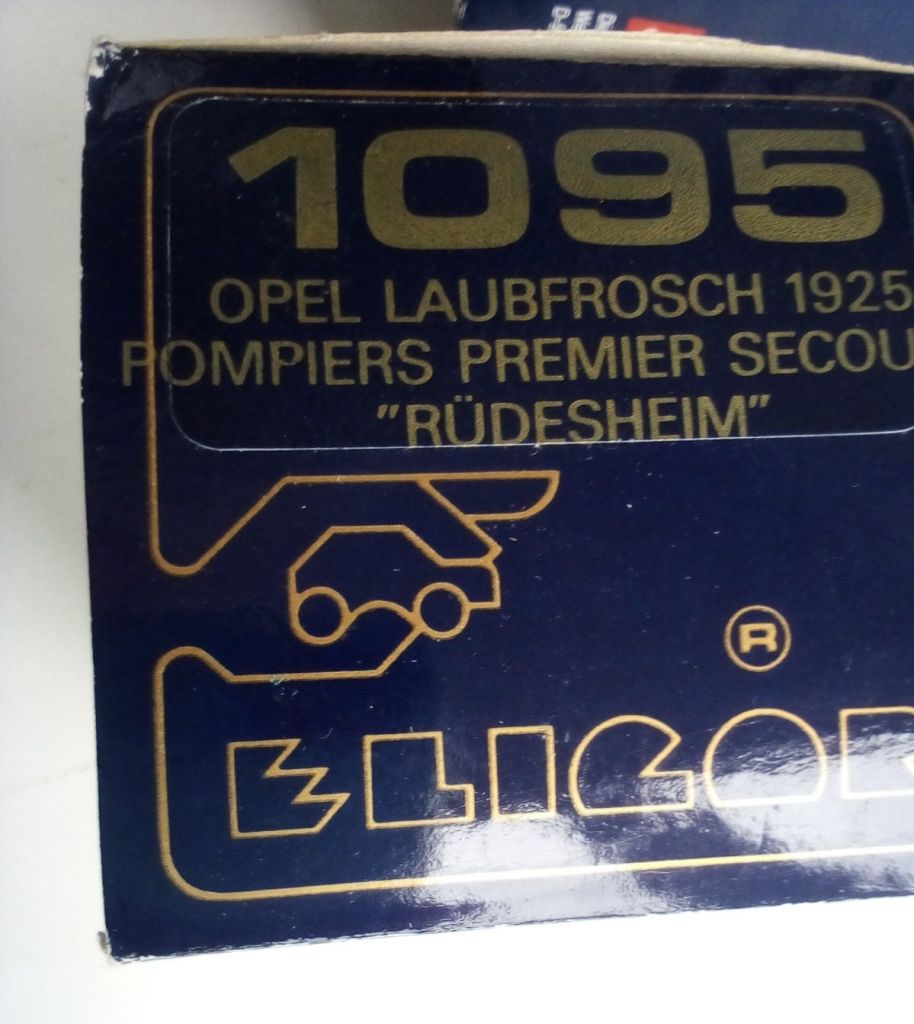 ELIGOR 1925 OPEL LAUBFROSCH POMPIERS RUDESHEIM 1/43 fire truck - фото фото фото 8