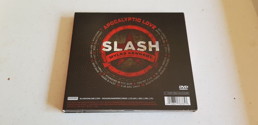 Slash Apocalyptic Love CD/DVD фірмовий - фото фото фото 1