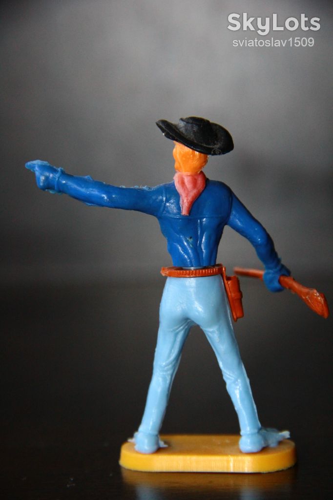 своппет траппер ковбой с ружьем Cherilea 65-70мм Англия ОРИГИНАЛ - фото фото фото 1