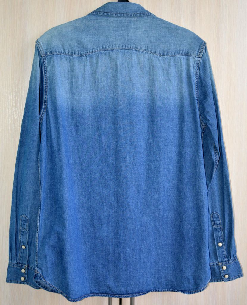 ZARA сорочка джинсова  original XL сток Y2F7-9 - фото фото фото 3