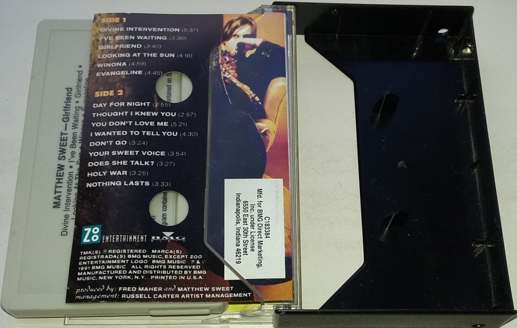 MATTHEW SWEET Girlfriend. Cassette  (US,  Chrome) - фото фото фото 1
