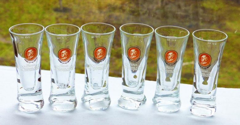 * 2 шт. рюмки Германия - FURST BISMARCK GLAS - фото фото фото 0