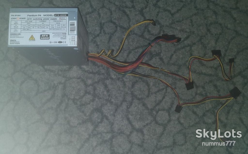 Блок живлення Logic Power ATX-400W 400W №10 Тест ОК - фото фото фото 1