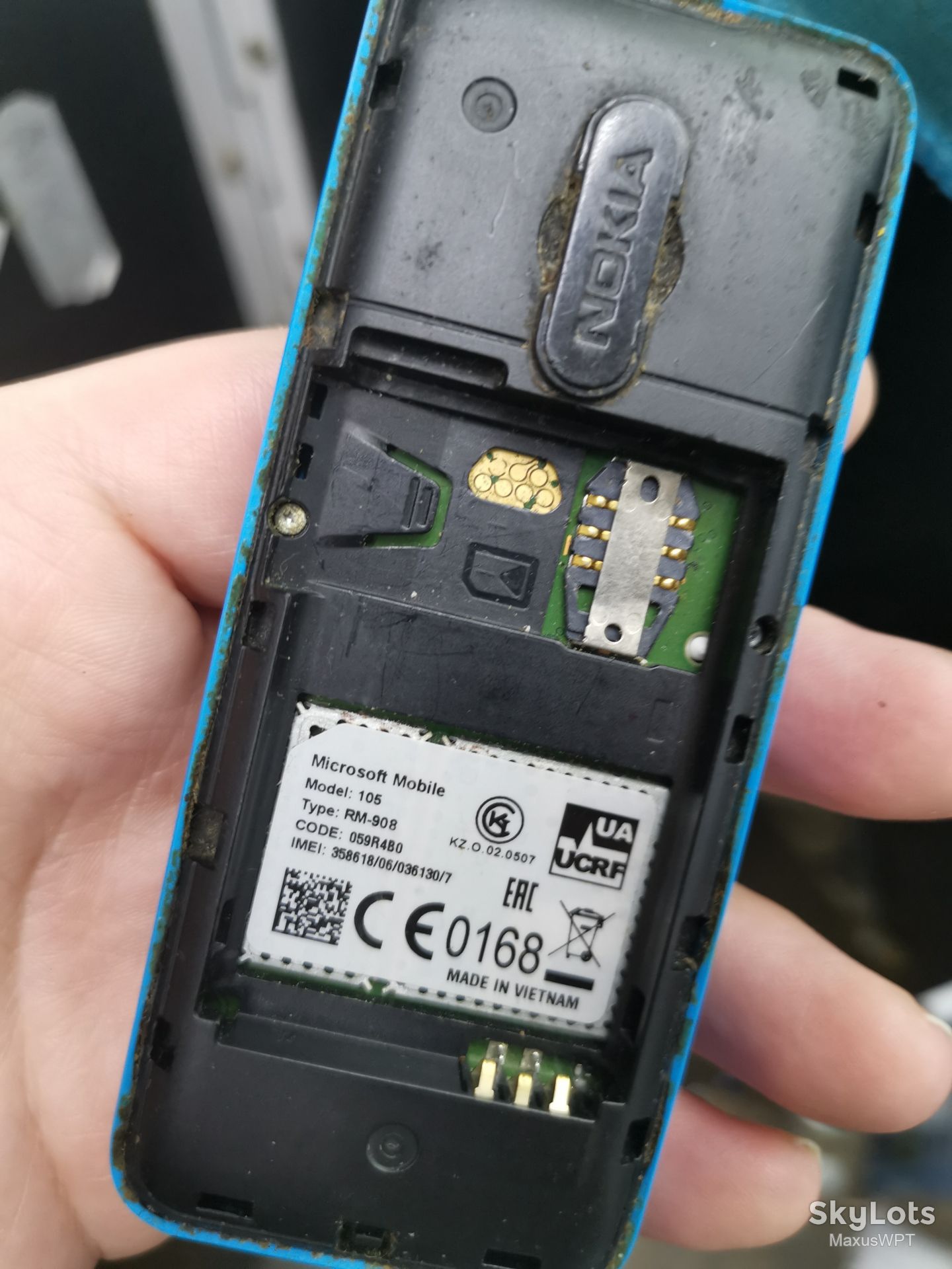 #779 Sklad Nokia 105 RM 908 blue - фото фото фото 2