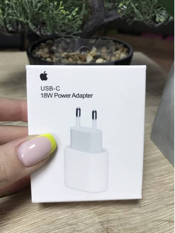 Адаптер для быстрой зарядки Apple iPhone Power Adapter USB-C 18W - фото фото фото 0