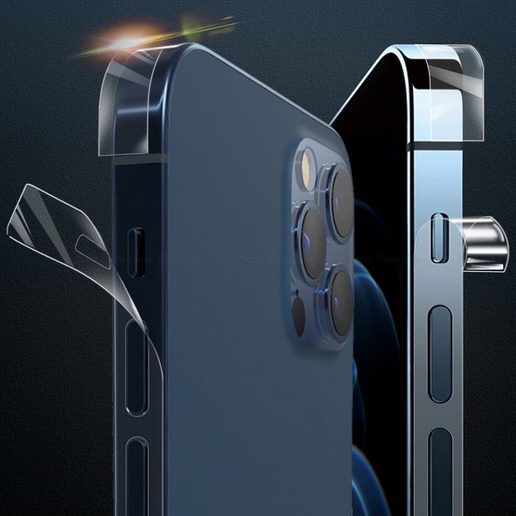 Гідрогелева матова плівка Apple iPhone 17/16/14/13/12 усі моделі Броньована гідрогель на боки телефону - фото фото фото 4