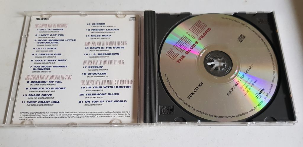 Eric Clapton And Friends The Blues Years CD фірмовий - фото фото фото 2