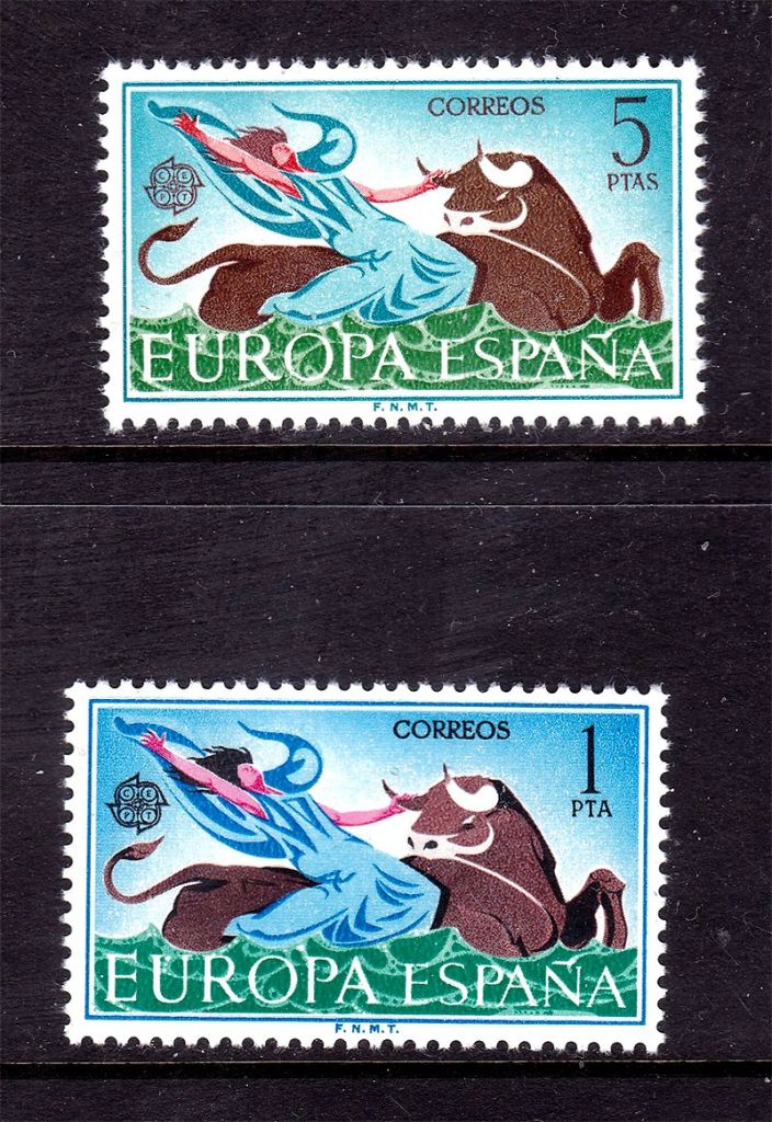 Испания 1965 г MNH  - - EUROPA CEPT - бык - фото фото фото 0