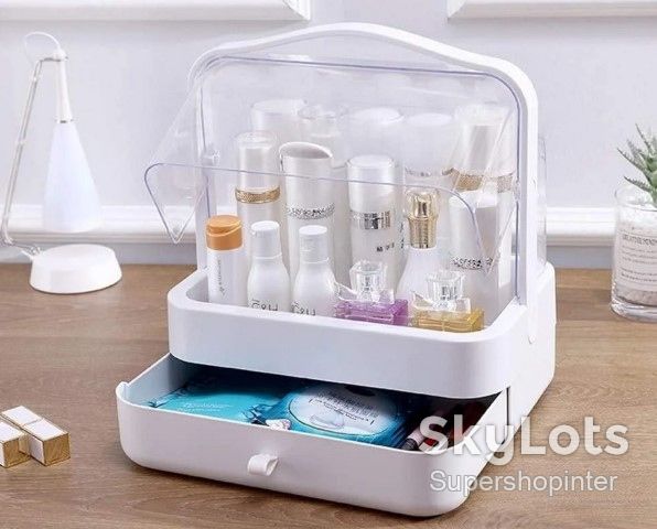 Органайзер для косметики 2 секции  (зеленый) YM206 Single Drawer | Косметический органайзер - фото фото фото 2