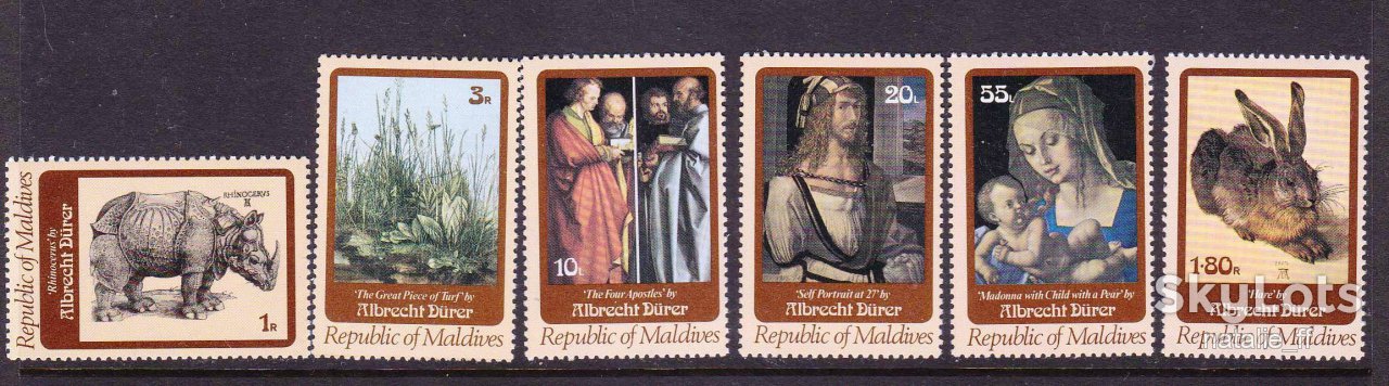 NM Мальдивы 1978 г MNH - искусство - фото фото фото 0