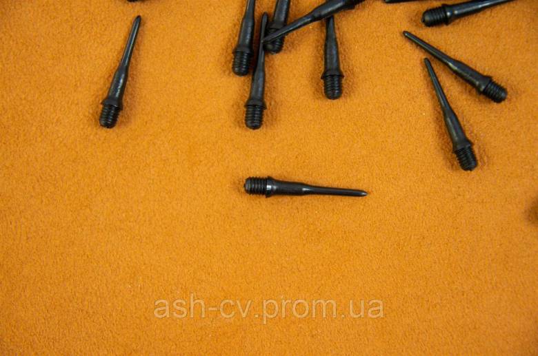 100 шт, Наконечники, для, дротиків, електронного, дартса, дартс, пластикові, голки, голка, чорні - фото фото фото 1