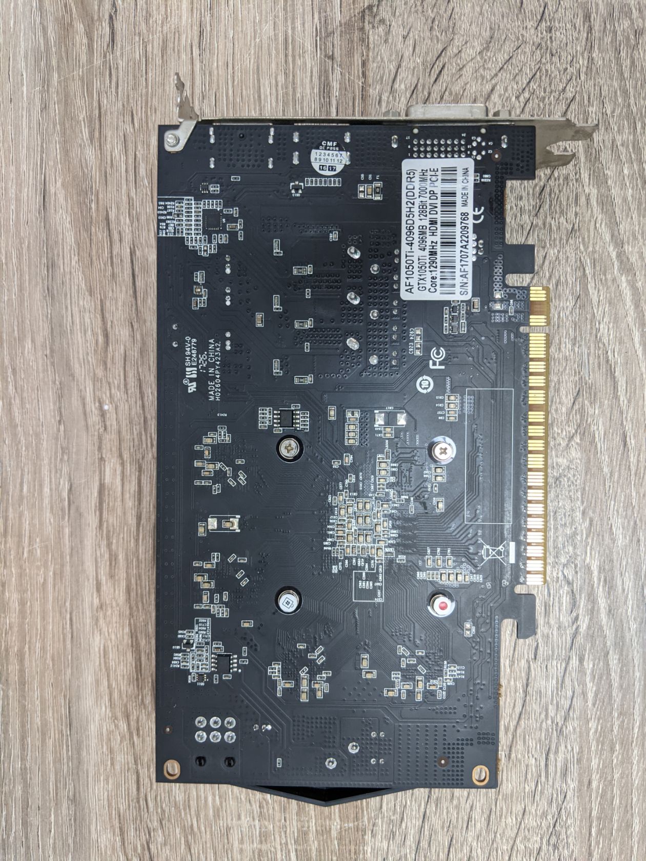 Видеокарта AFOX GTX 1050Ti 4GB - фото фото фото 2