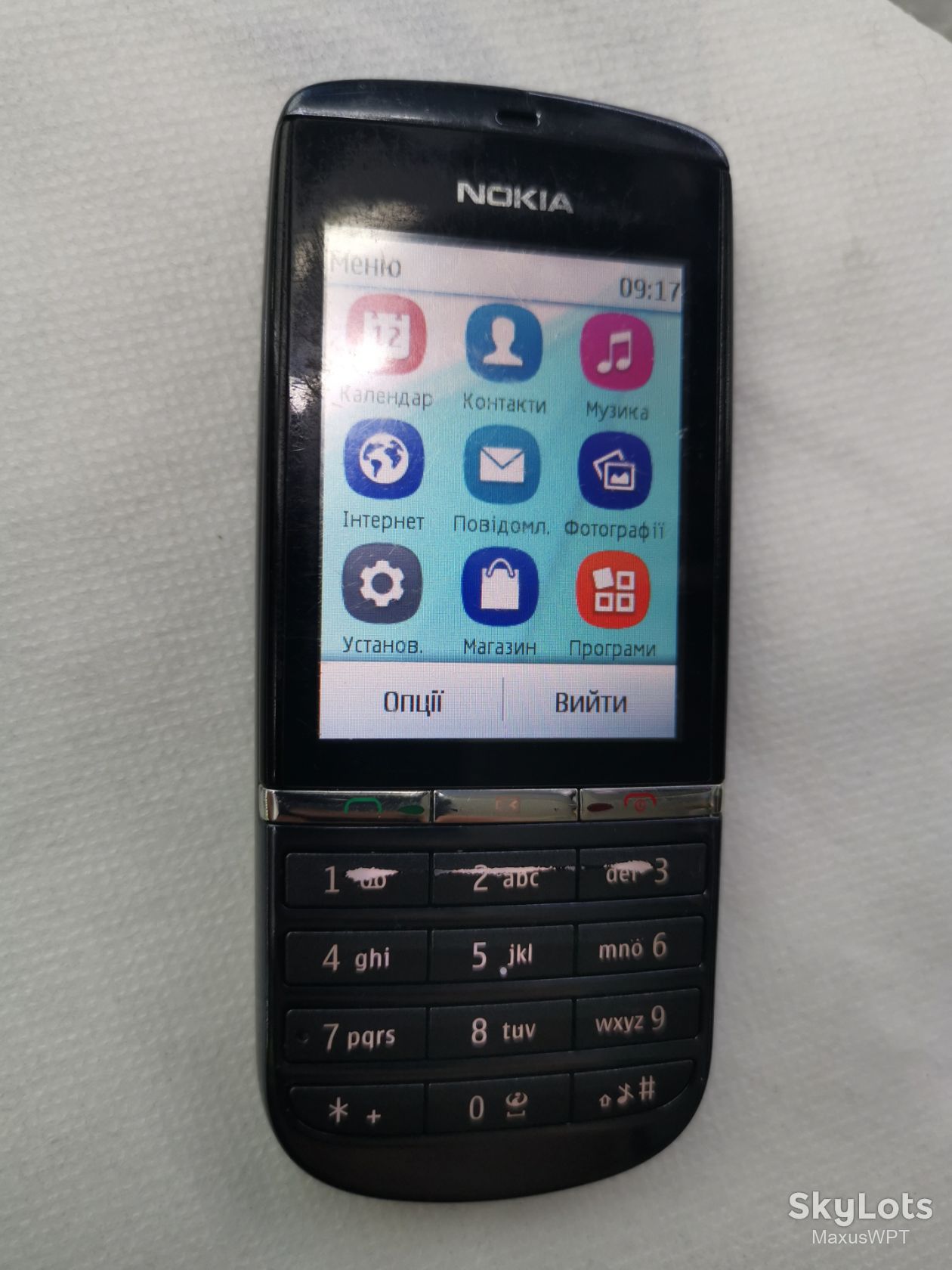 #shop Nokia Asha 300 black - фото фото фото 1