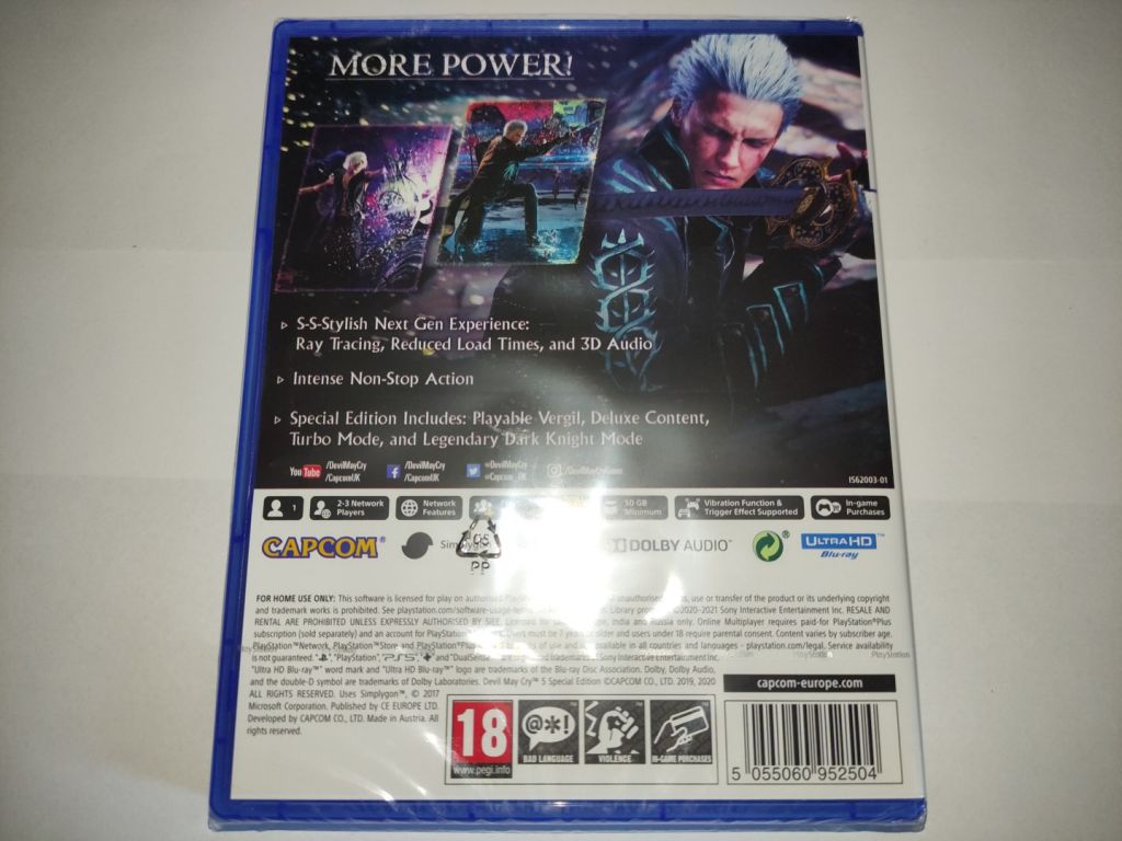 Devil May Cry 5 Special Edition PS5 Playstation 5 російський текст  (Європейська версія) - фото фото фото 1